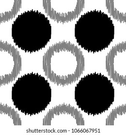 Boho Polka Dot Seamless Pattern
