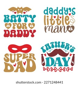 Boho Retro Style Papa zitiert T-Shirt und SVG Design Paket. Papa Papa SVG zitiert T Shirt Design Paket, Vector EPS Editable Dateien, können Sie diese Datei herunterladen.