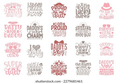 Boho Retro Style Dad Quotes T-shirt And SVG Design Bundle. Dad SVG Quotes T shirt Design Bundle, Vector EPS Editable Files, Can You Download This File.