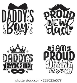 Boho Retro Style Dad Quotes T-shirt And SVG Design Bundle. Dad SVG Quotes T shirt Design Bundle, Vector EPS Editable Files, Can You Download This File.