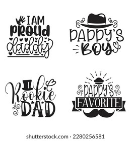 Boho Retro Style Dad Quotes T-shirt And SVG Design Bundle. Dad SVG Quotes T shirt Design Bundle, Vector EPS Editable Files, Can You Download This File.