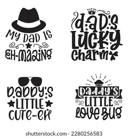 Boho Retro Style Dad Quotes T-shirt And SVG Design Bundle. Dad SVG Quotes T shirt Design Bundle, Vector EPS Editable Files, Can You Download This File.