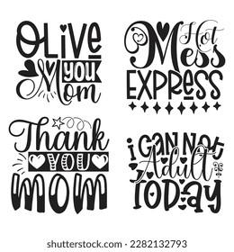 Boho Retro Style Happy Mother's Day SVG And T-shirt Design Bundle, Mom Mama Mommy SVG Quotes Design t shirt Bundle, Vector EPS Editable Files, can you download this Design Bundle.