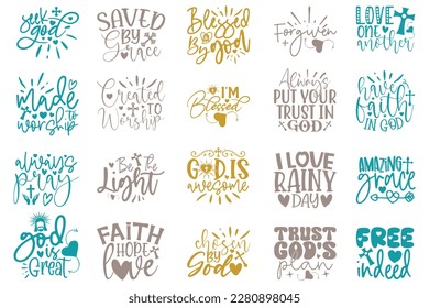 Boho Retro Style Jesus Christian SVG And T-shirt Design Bundle, Jesus SVG Quotes Design t shirt Bundle, Vector EPS Editable Files, can you download this Design Bundle.