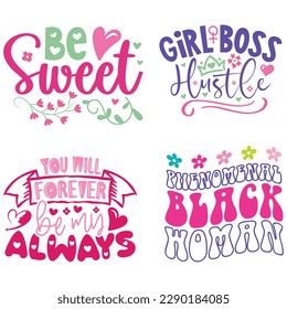 Boho Retro Style Mom Mama Mommy Quotes T-shirt And SVG Design Bundle. Happy Women's Day SVG Quotes T shirt Design Bundle, Vector EPS Editable Files, Can You Download This File.