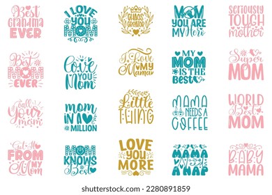 Boho Retro Style Mom Quotes T-shirt And SVG Design Bundle. Mom SVG Quotes T shirt Design Bundle, Vector EPS Editable Files, Can You Download This File.

