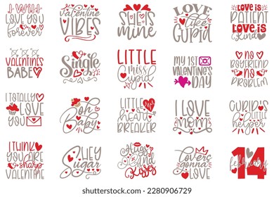 Boho Retro Style Valentine SVG And T-shirt Design Bundle, Valentine SVG Quotes Design t shirt Bundle, Vector EPS Editable Files, can you download this Design Bundle.