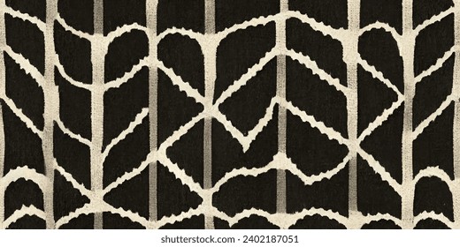 Boho seamless Ikat ethnic tribal,wallpaper.Motif ethnic handmade beautiful Ikat seamles. Ethnic Ikat abstract background art. for greeting cards, printing and other design project.