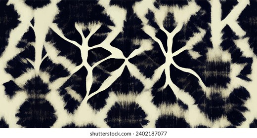 Boho seamless Ikat ethnic tribal,wallpaper.Motif ethnic handmade beautiful Ikat seamles. Ethnic Ikat abstract background art. for greeting cards, printing and other design project.