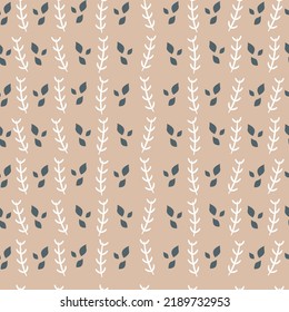 patrón ininterrumpido con elementos de formas florales. Ilustración vectorial de fondo estilo Boho