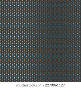 Boho seamless pattern, teraccota nad blue color