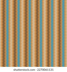 Patrón ininterrumpido de Boho, terracota y color azul