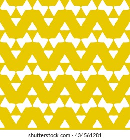 Boho seamless pattern with tribal aztec ornament. 