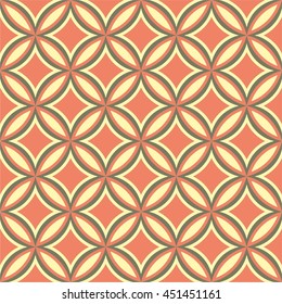 Boho seamless pattern with tribal aztec ornament. Abstract vector wallpaper in ethno syle.