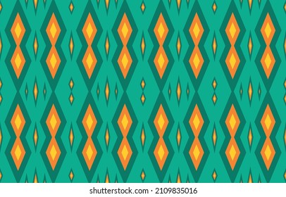 Boho seamless pattern tribal vintage background Vector. Design for carpet, wallpaper, clothing, wrapping, fabric, cover, textile