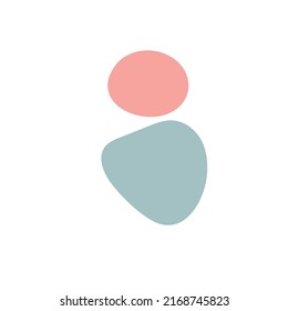 Boho shape background vector illustration element