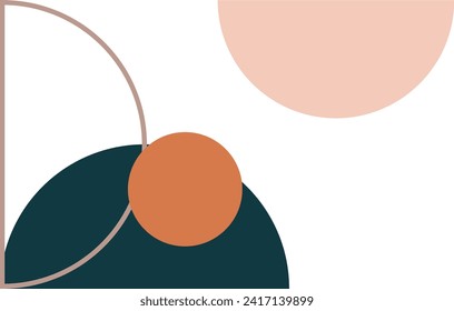 Boho shape illustration vector element