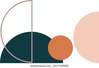 Boho shape illustration vector element