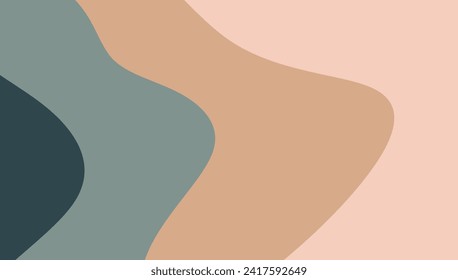 Boho shape illustration vector element