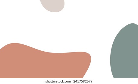 Boho shape illustration vector element