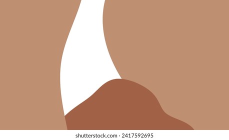 Boho shape illustration vector element