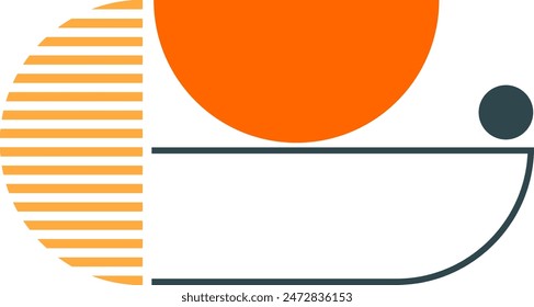 Boho Shape Illustration vector element