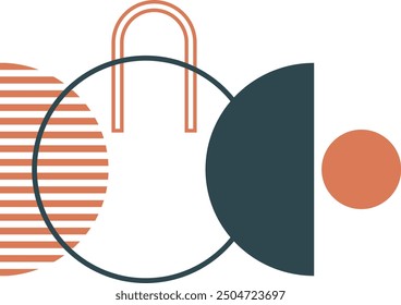 boho shape illustration vector element