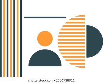 Boho shape illustration vector element	