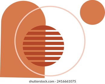 Boho forma ilustración elemento vector