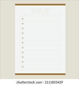 Boho simple minimal planner to do list template