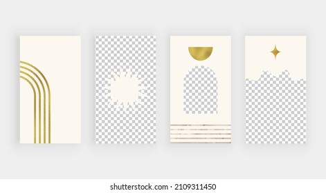 Boho social media backgrounds for stories