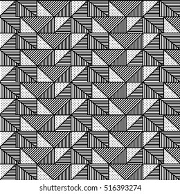 Boho style black and white background design