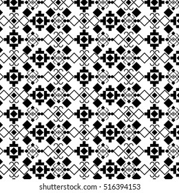 Boho style black and white background design