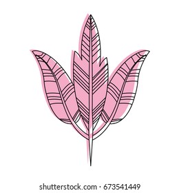 Boho style decorative feathers