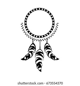 Boho style decorative feathers