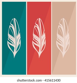 Boho Style design in color backdrop