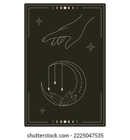 Boho-Design für die Tarot-Kartenabdeckung