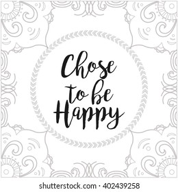 Boho style design in texture white color background