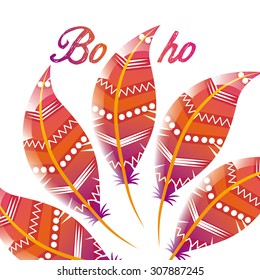 boho style design, vector illustration eps10 graphic 