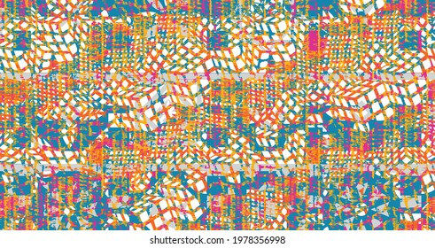 Boho style. Ethnic seamless pattern. Tribal art print. Old abstract striped background texture. Lines,  Decoration. Vector design for rug, carpet, scarf,  dress, shirt 