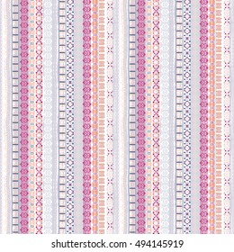 Boho style. Ethnic seamless pattern
