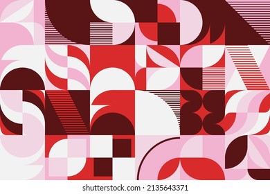 Boho Style inspired vector pattern made with abstract eclectic geometric shapes and elements. Bohemian design graphics for poster, cover, art, presentation, prints, fabric, wallpaper and etc.
