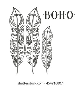 boho style  isolated icon design, vector illustration  graphic 