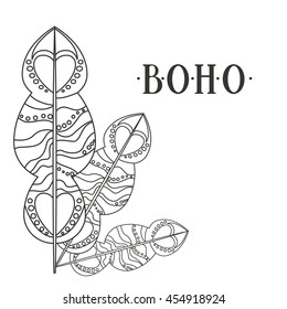 boho style  isolated icon design, vector illustration  graphic 