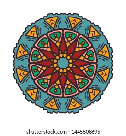 Boho style mandala pattern design