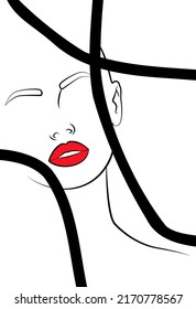Boho style. Minimalism. Abstract background. Contemporary art. Various forms. For templates, presentations.