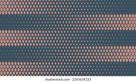 Boho Style Modern Half Tone Gradient Vector Gypsy Scale Striped Pattern Abstract Background. Contemporary Halftone Art Trendy Fashionable Abstraction. Mixed Lines Texture Trendy Minimal Wide Wallpaper