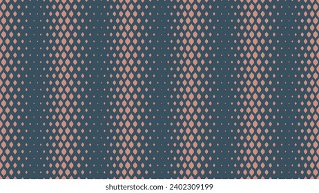 Boho Style Modern Half Tone Pattern Vector Vertical Lines Aesthetic Abstract Background. Halftone Gypsy Scale Pattern Trendy Fashionable Texture. Stylish Abstraction Minimalist Wide Fancy Wallpaper