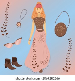 Boho style outfits fashion girl