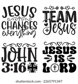 Boho Style Religious Biblical Christian Jesus Quotes T-shirt And SVG Design Bundle. Motivational Inspirational SVG Quotes T shirt Design Bundle, Vector EPS Editable Files